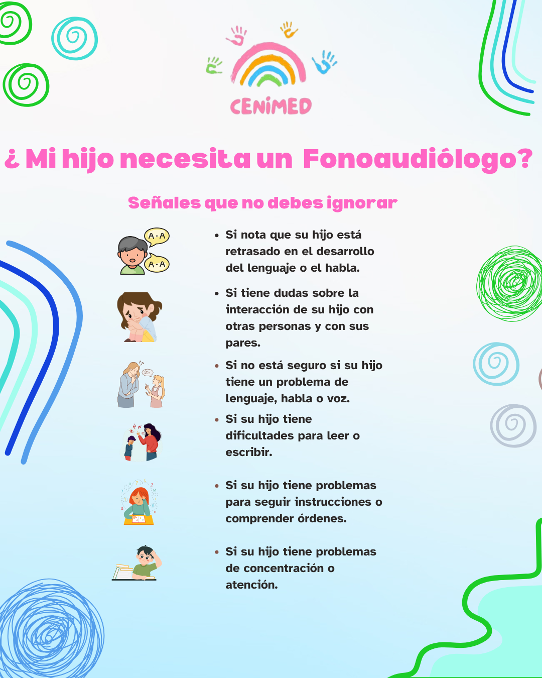 ¿ Mi hijo necesita un Fonoaudiólogo